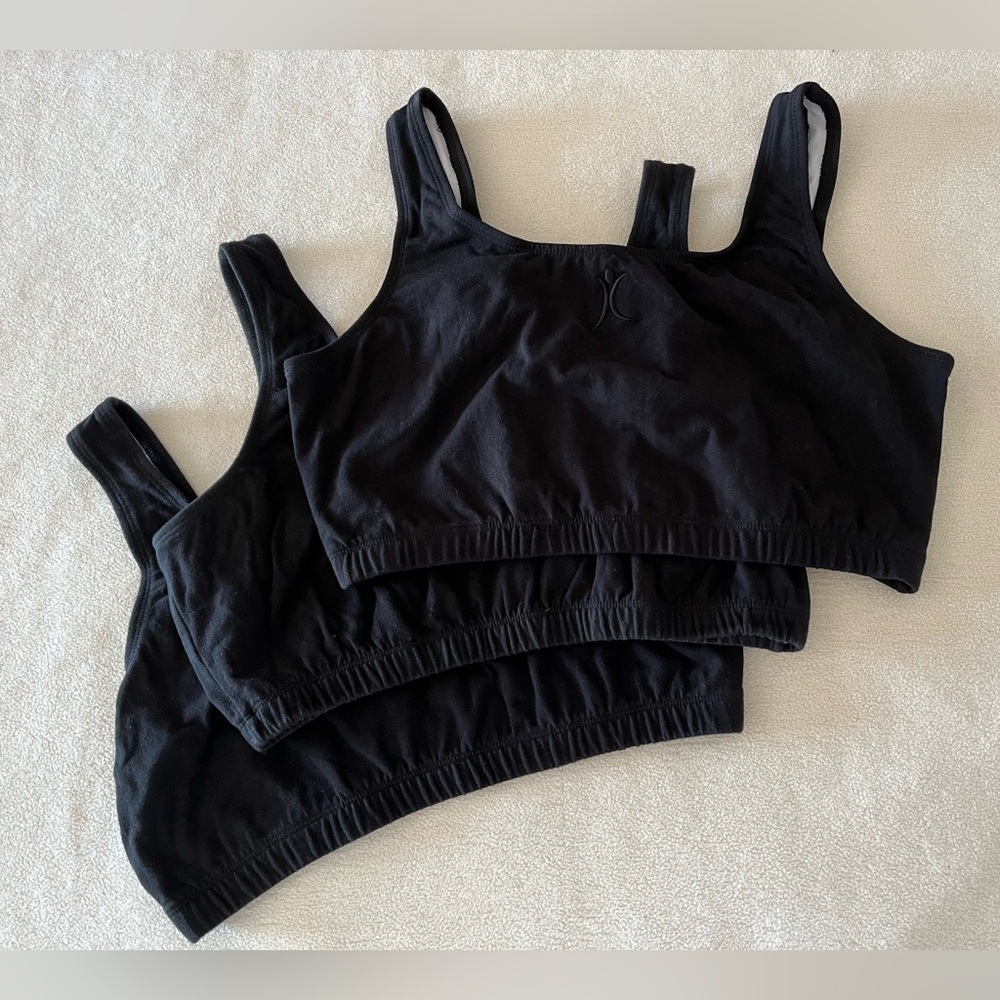 A Big Attitude Women’s Pullover Cotton Bras 3- Pack Size 3X